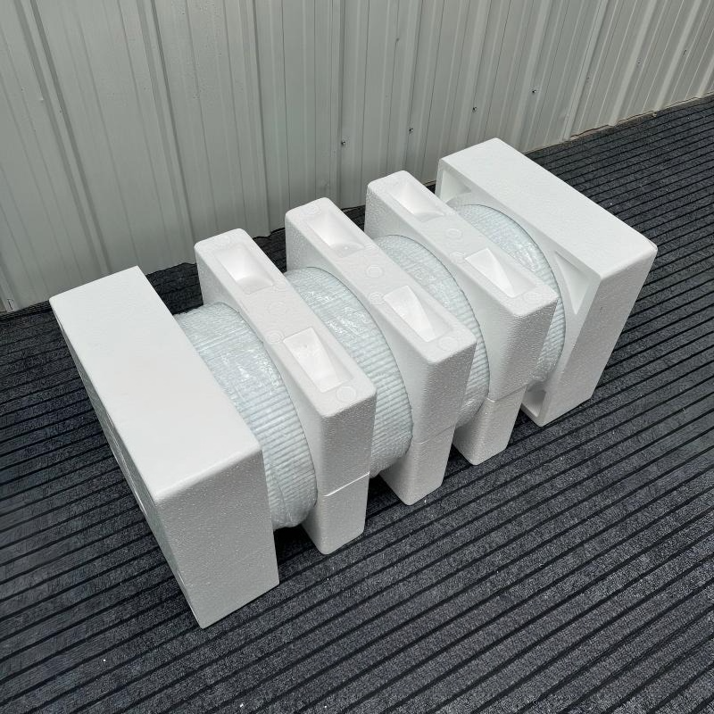 White Fluted Metal Display Plinth Set of 3 for Weddings