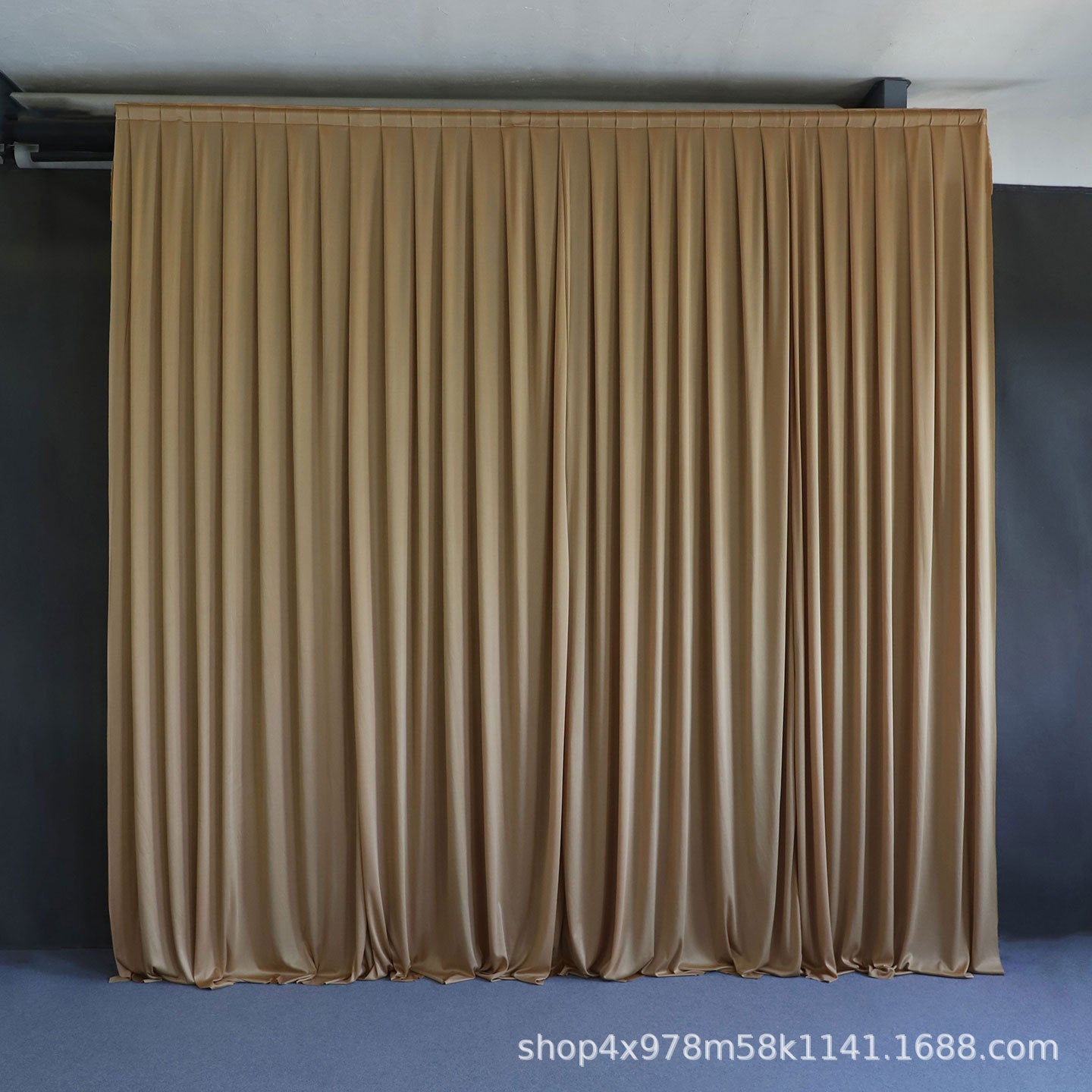 Soft Milk Silk Backdrop Curtain - 3m x 3m Wedding Draping Panel