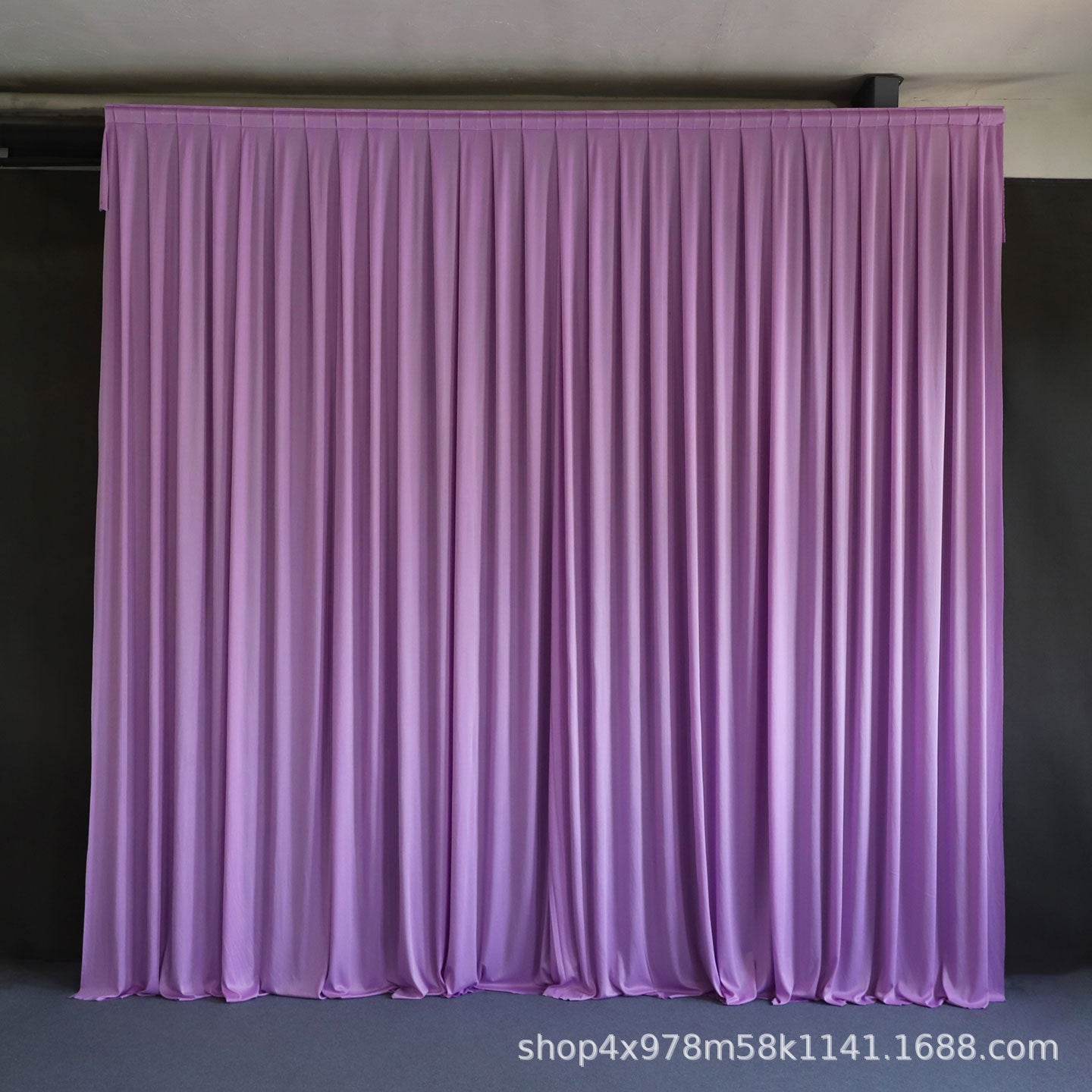 Soft Milk Silk Backdrop Curtain - 3m x 3m Wedding Draping Panel
