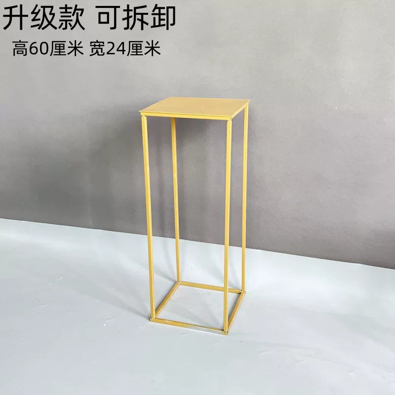 Metal Geometric Flower Stand - Wedding Aisle & Welcome Decor