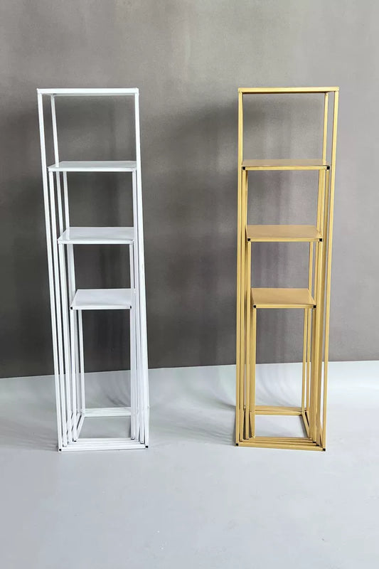Metal Geometric Flower Stand - Wedding Aisle & Welcome Decor
