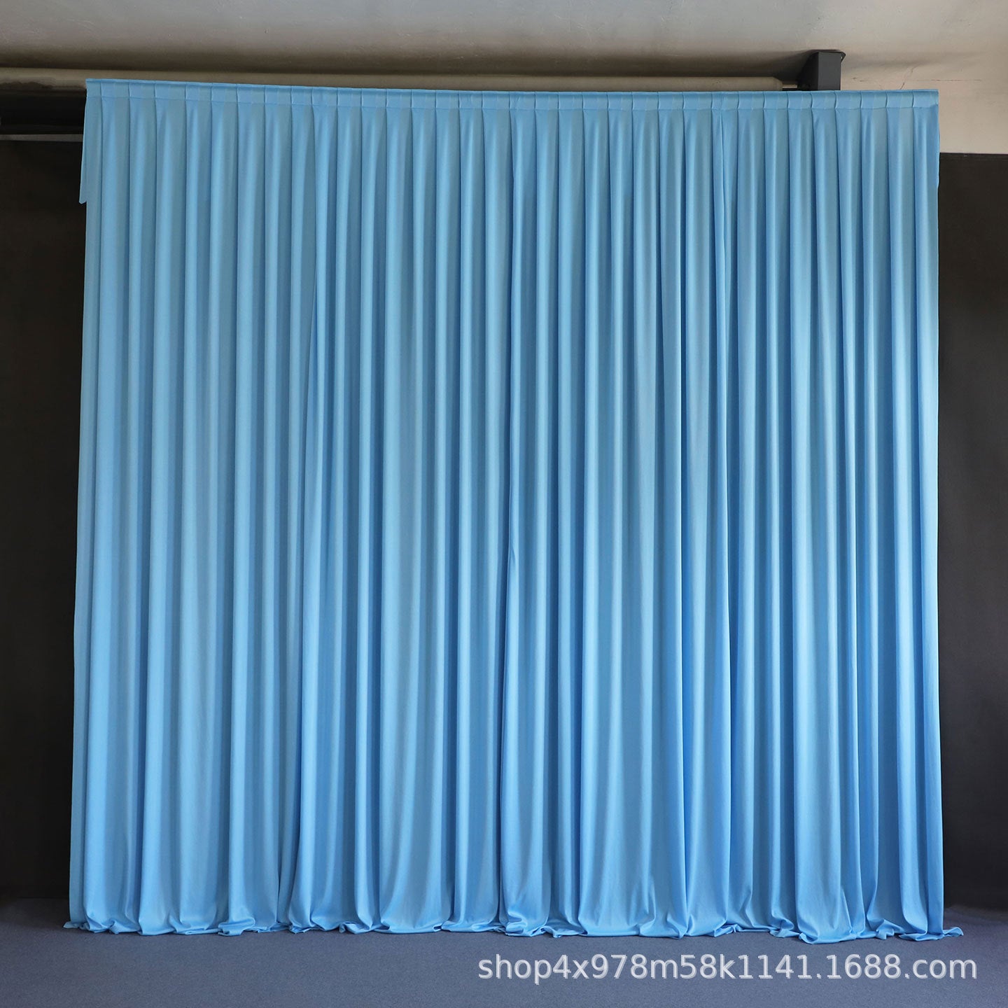 Soft Milk Silk Backdrop Curtain - 3m x 3m Wedding Draping Panel