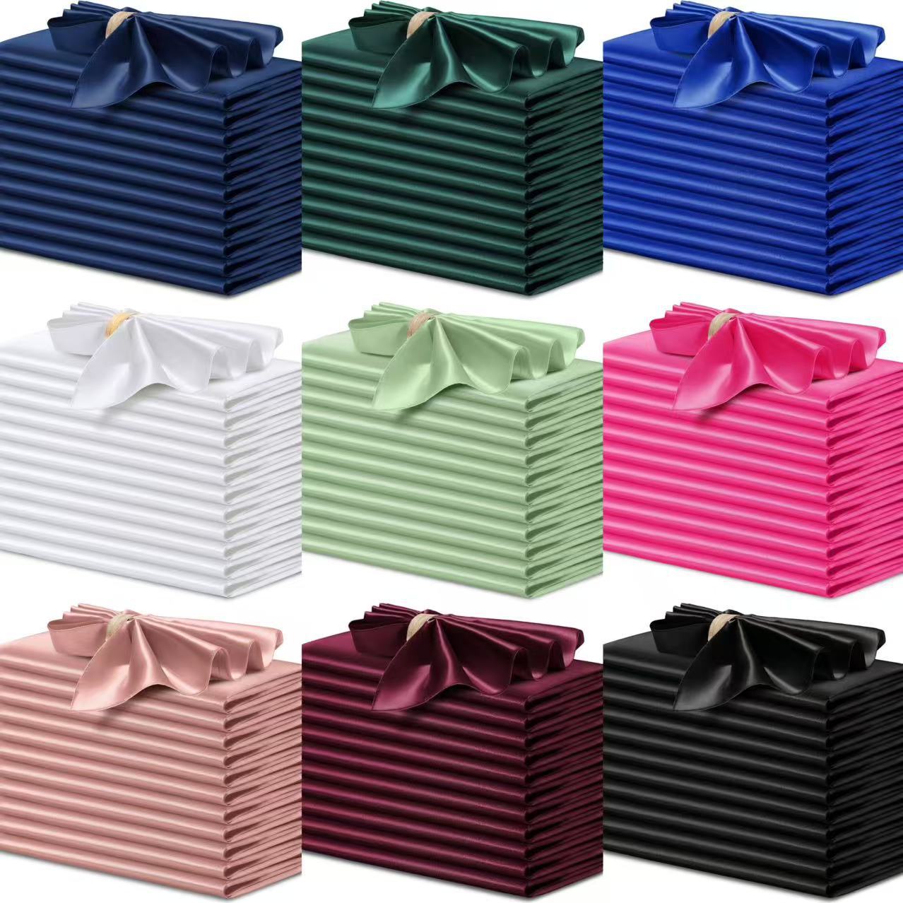 Satin Cloth Napkins 50 x 50cm - Wedding Table Decor