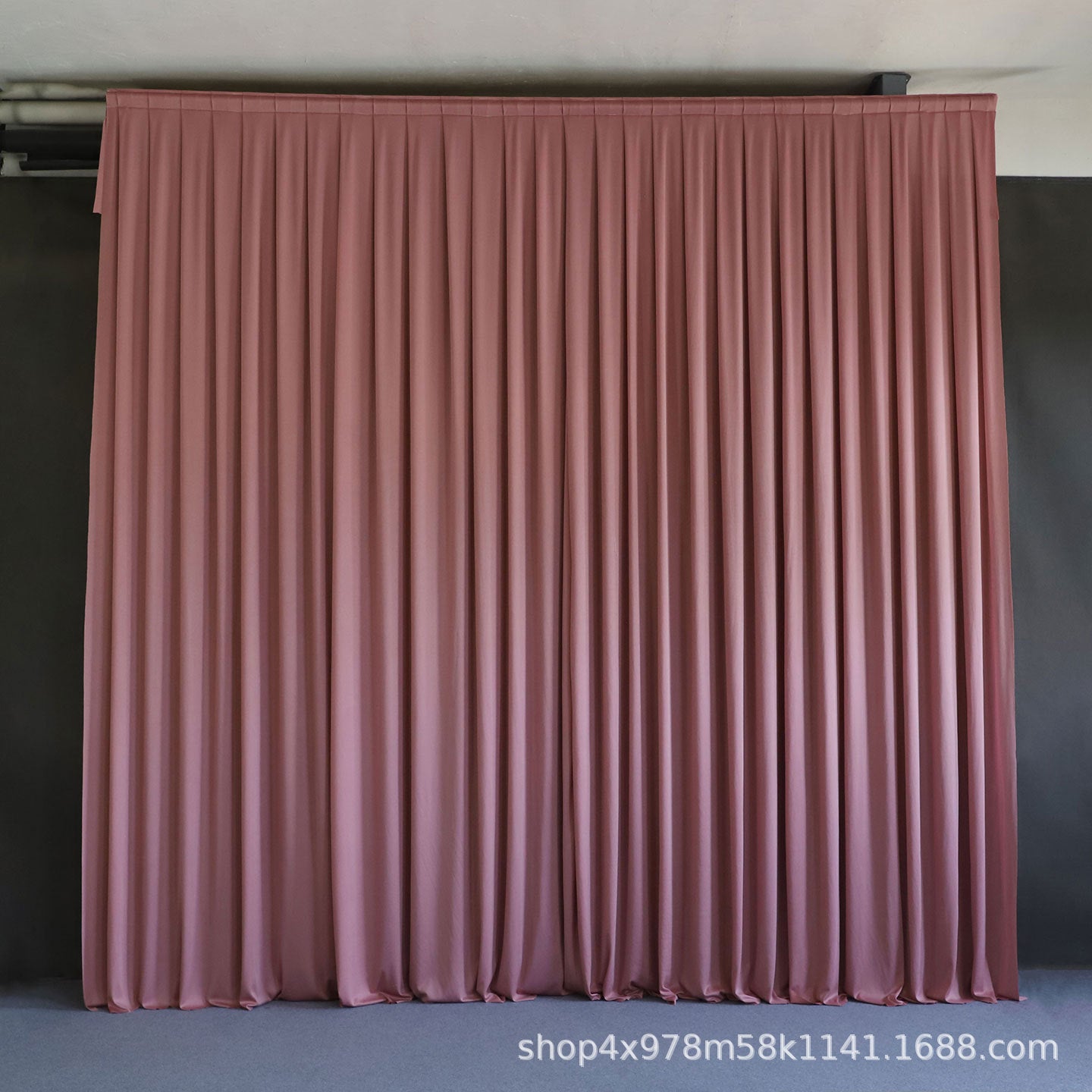 Soft Milk Silk Backdrop Curtain - 3m x 3m Wedding Draping Panel