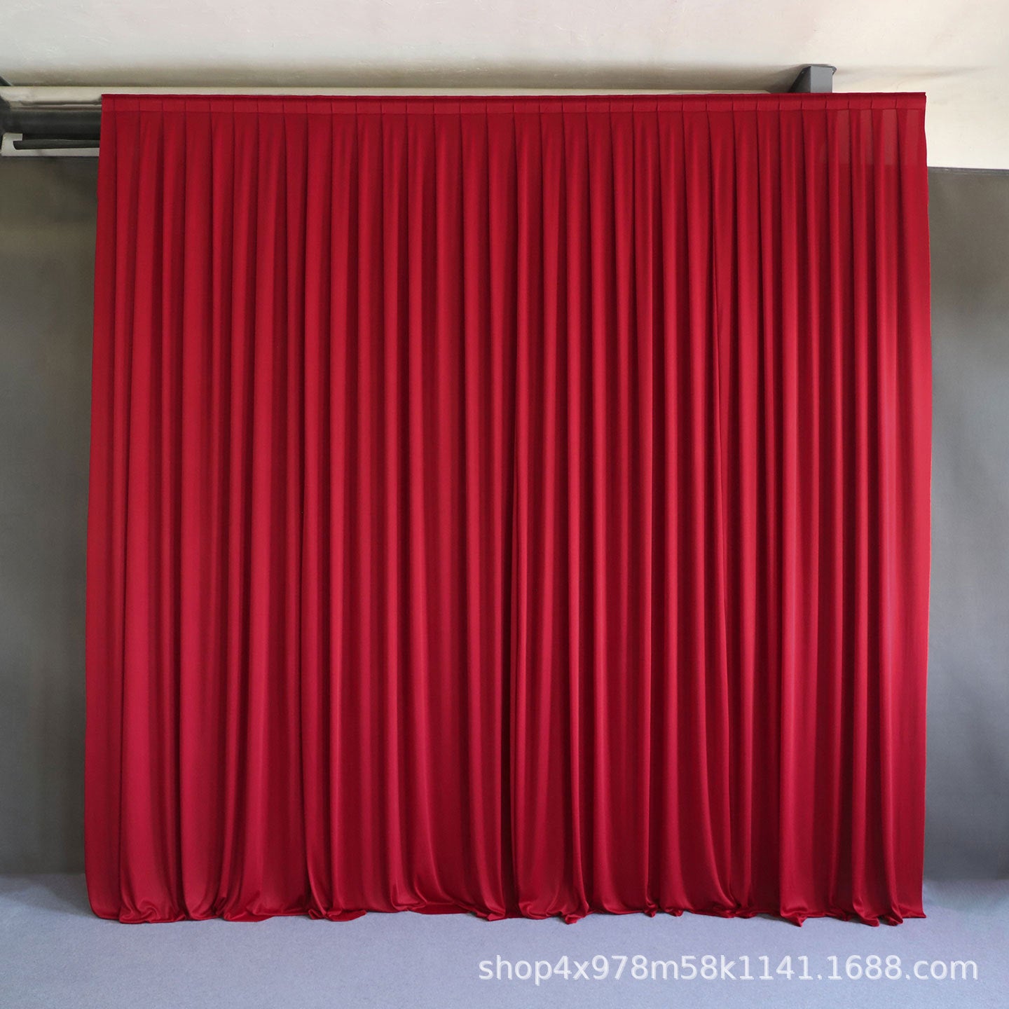 Soft Milk Silk Backdrop Curtain - 3m x 3m Wedding Draping Panel