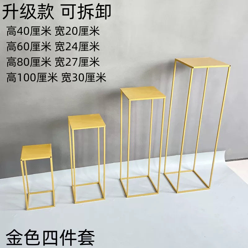 Metal Geometric Flower Stand - Wedding Aisle & Welcome Decor