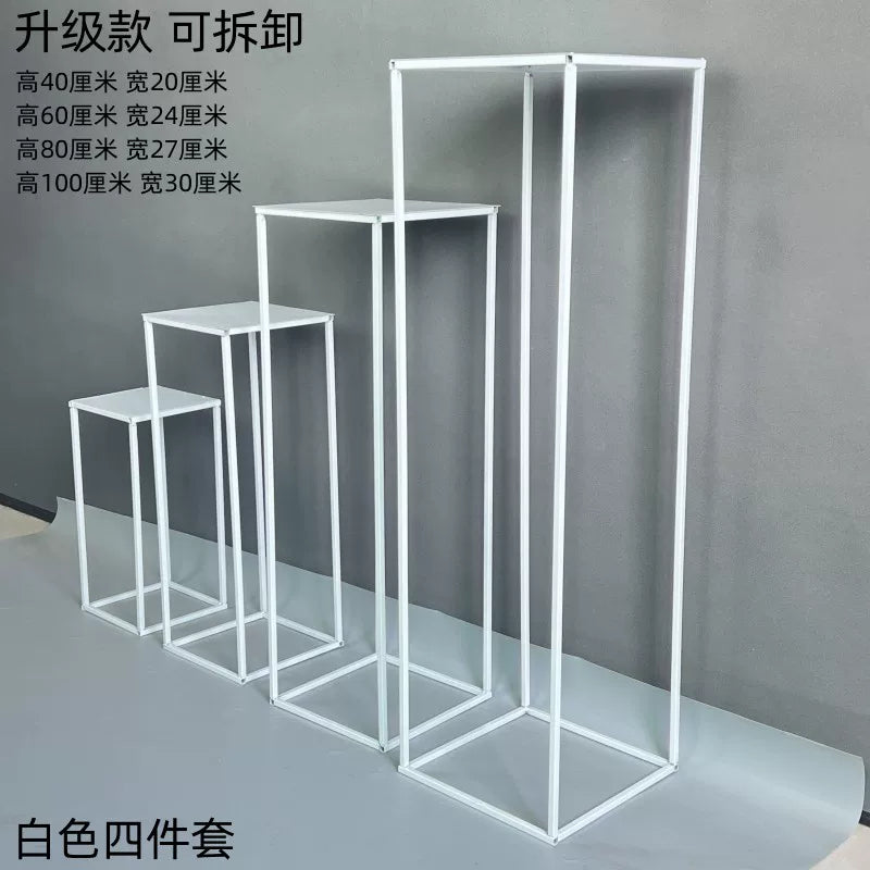 Metal Geometric Flower Stand - Wedding Aisle & Welcome Decor