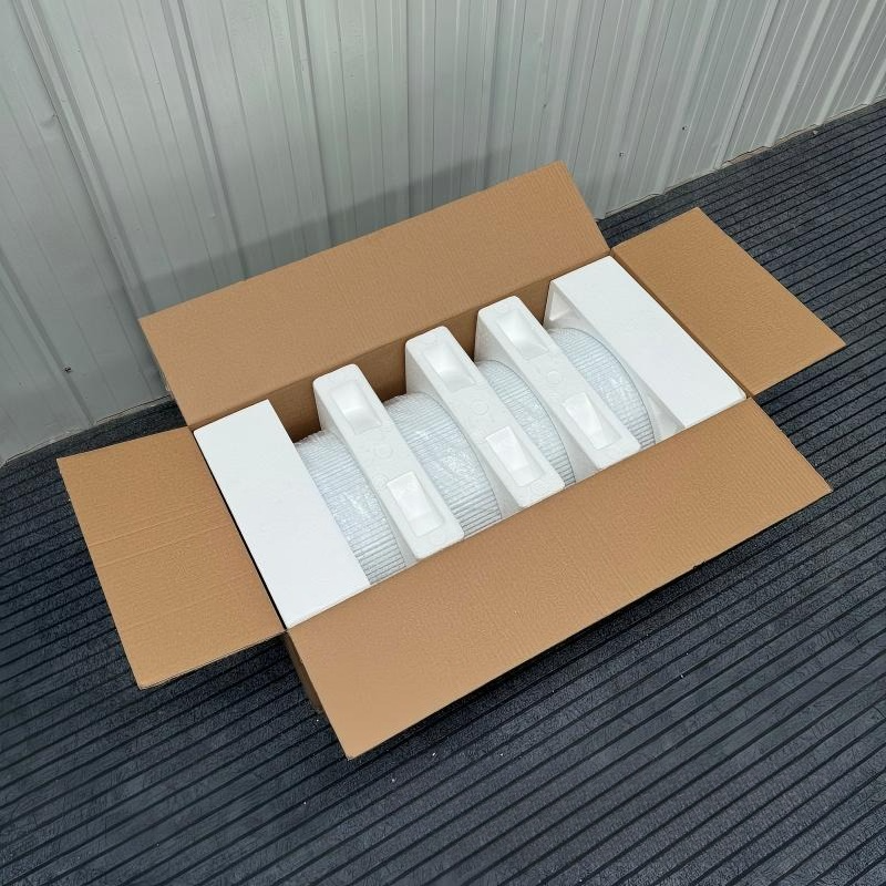 White Fluted Metal Display Plinth Set of 3 for Weddings